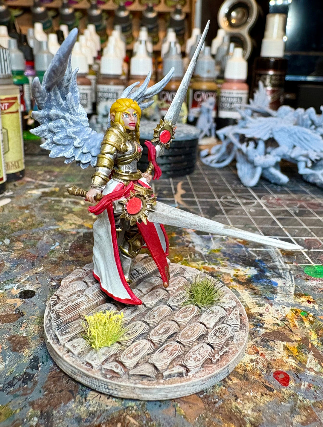 Customer build of Paladin Aasimar from Kingdom Of Tiradom shared by John Boehm