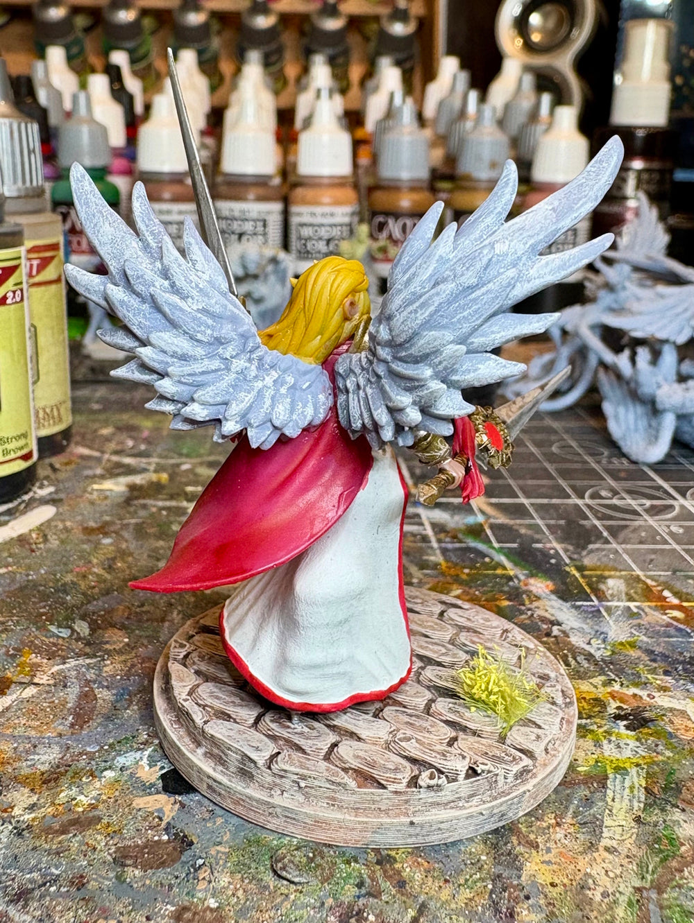 Customer build of Paladin Aasimar from Kingdom Of Tiradom shared by John Boehm
