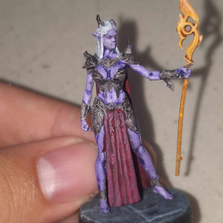 Customer build of Dark Elf Pose 1 shared by Adrien Zdunek