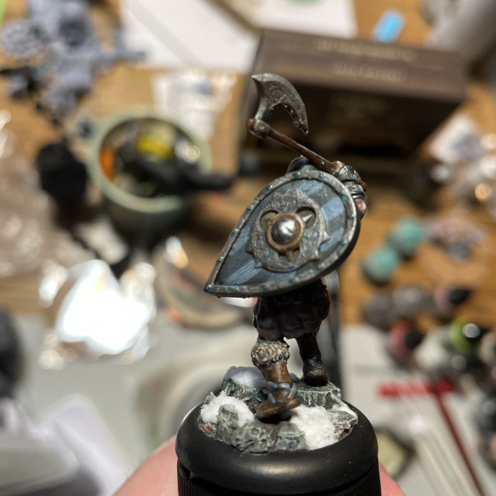 Customer build of KICKSTARTER FREE ''VIking Warrior" Presupported 3D Model shared by Steve Lemberg Jr