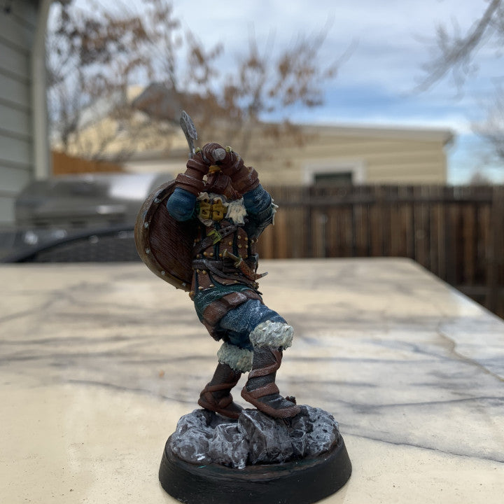 Customer build of KICKSTARTER FREE ''VIking Warrior" Presupported 3D Model shared by Eoin D Walden