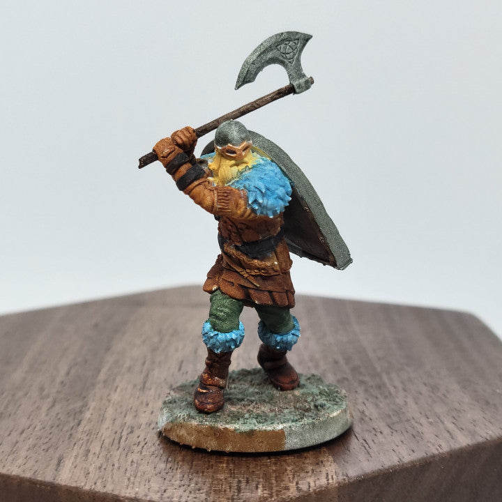 Customer build of KICKSTARTER FREE ''VIking Warrior" Presupported 3D Model shared by Karina