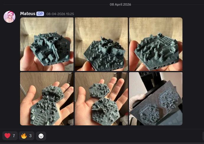 Mateus Master of Realms miniature printed city tiles