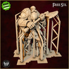 Dwarf Warrior KICKSTARTER FREE Pre-supported Model digital STL gallery - free-stl2