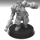 Infiltration Squad - Space Dwarf digital STL gallery - is-captain-eirik-gray