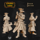 Miniature Set -2 digital STL gallery - plague-doctor-01