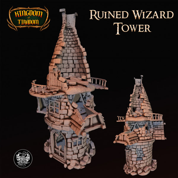 Ruined Building Set (Addon) digital STL gallery - ruined-wizard