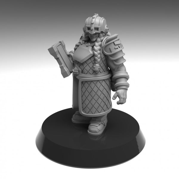 Tactical Squad - Space Dwarf digital STL gallery - ts-greta-gray