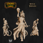 Classic Heroes Collection - Set of 10 Miniatures digital STL gallery - witch-tiefling-02