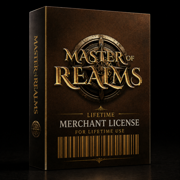 Master of Realms Merchant License