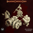 Balistar Canon & Crew - Dwarf Army digital STL preview 2