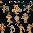 Giants and Heroes Bust Collection - Set of 8 Busts digital STL preview