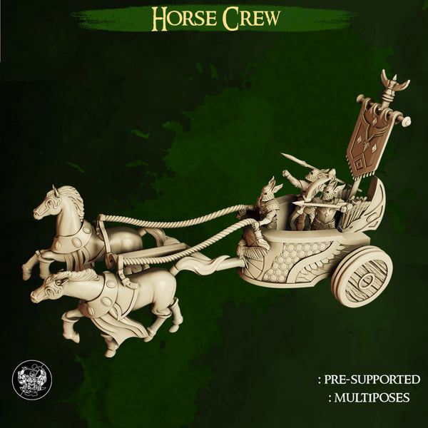Chariot Crew - High Elves digital STL preview 2