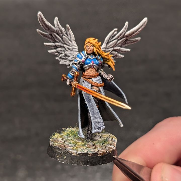 Customer build of Paladin Aasimar from Kingdom Of Tiradom shared by MA T