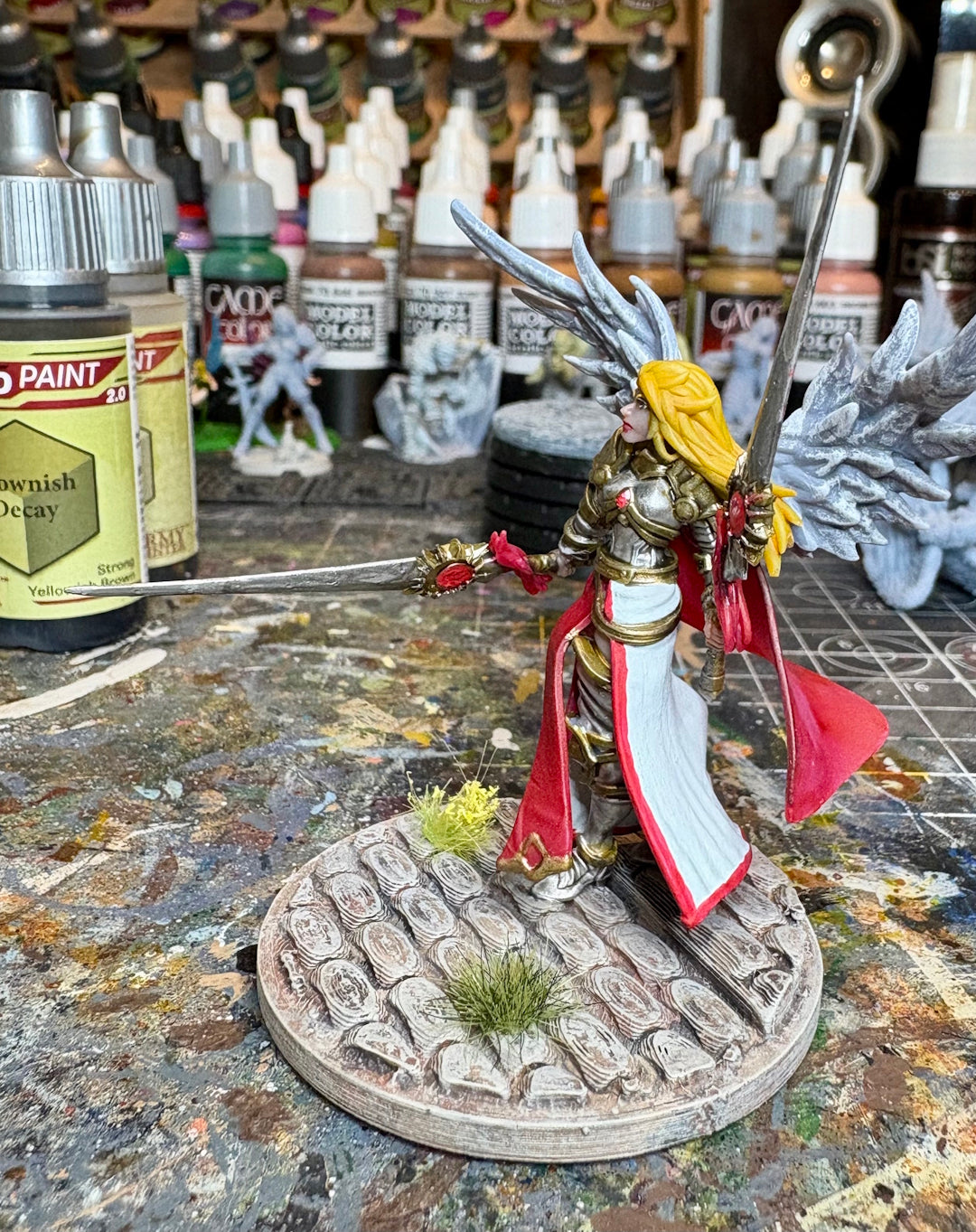 Customer build of Paladin Aasimar from Kingdom Of Tiradom shared by John Boehm