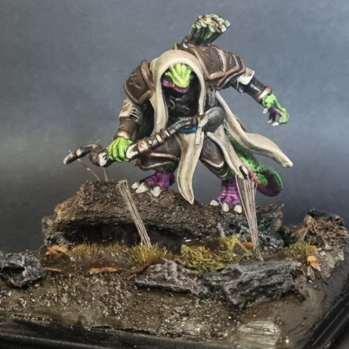 Customer build of lizardfolk Ranger shared by Martín Rubio