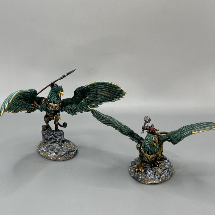 Customer build of Dwarf Gryphon Rider shared by Lori