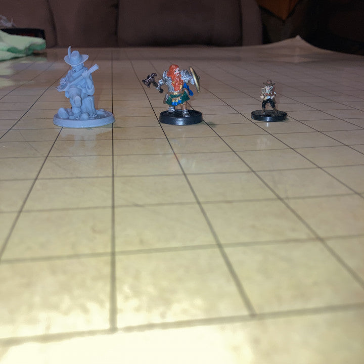 Customer build of KICKSTARTER FREE ''Halfling Bard" Presupported 3D Model shared by Andrew
