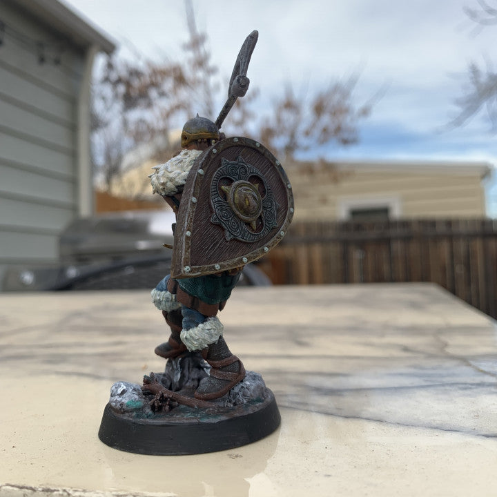 Customer build of KICKSTARTER FREE ''VIking Warrior" Presupported 3D Model shared by Eoin D Walden