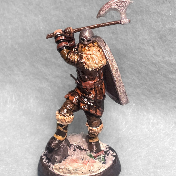 Customer build of KICKSTARTER FREE ''VIking Warrior" Presupported 3D Model shared by Gaius Manawydden