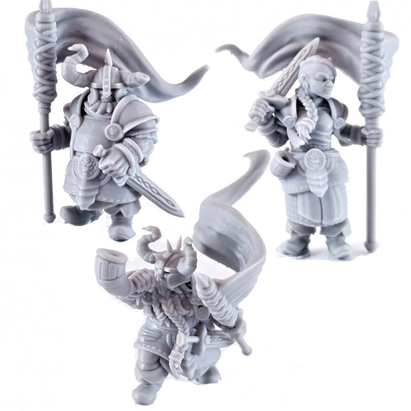 Dwarf Commander STL product preview 2