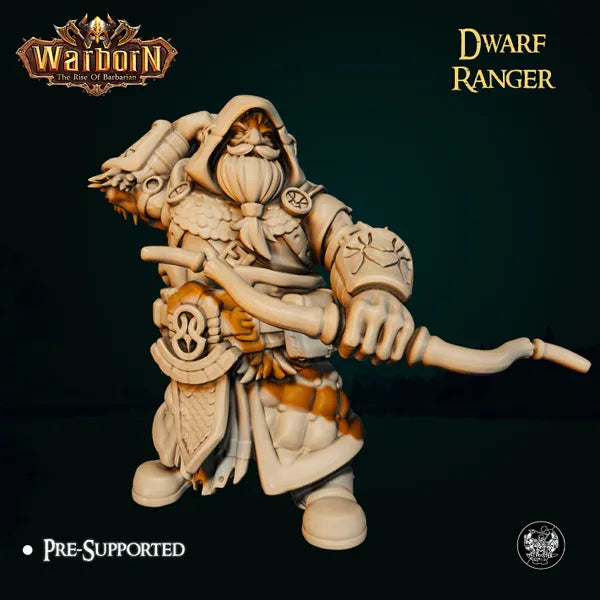Dwarf Ranger digital STL preview
