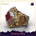 Dwarven Ring digital STL preview 1