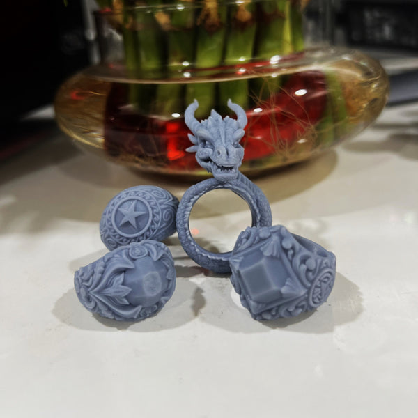 Dwarven Ring digital STL preview 2