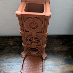 Steampunk Clock Dice Tower community print by Rostant Antoine