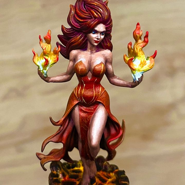 Ember Witch community print by Mike Jordan