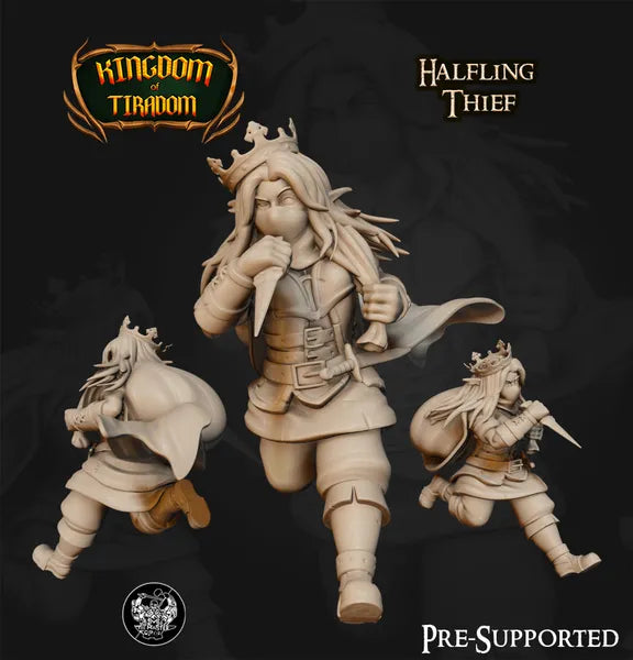 Halfling Thief digital STL preview