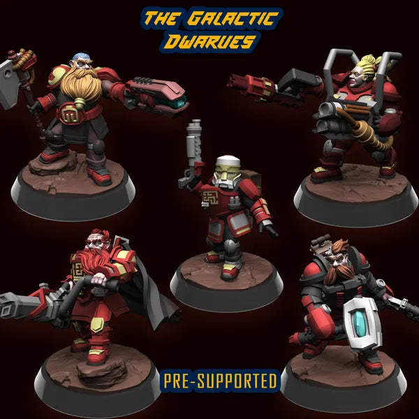Space Dwarf Strike Force gallery image 3: Heavy Assault Squad - Space Dwarf