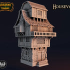 3 Story Building digital STL preview