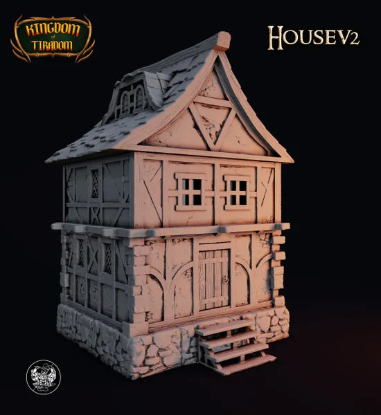 House v2 digital STL preview