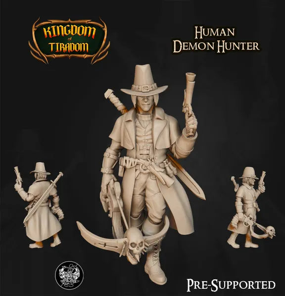 Human Demon Hunter digital STL preview