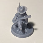 KICKSTARTER FREE ''Halfling Bard Presupported 3D Model digital STL preview 6