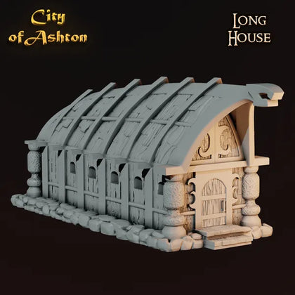 Long House digital STL preview