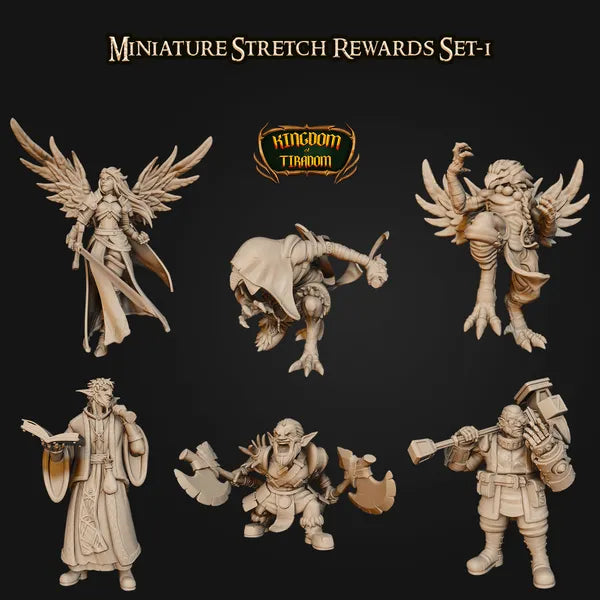 Miniature Set -1 digital STL preview