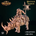 Minotaur Warrior digital STL preview
