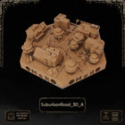Apocalypse Suburban Road Tiles printable STL tile preview 5