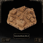 Apocalypse Suburban Road Tiles printable STL tile preview 6
