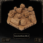 Apocalypse Suburban Road Tiles printable STL tile preview 8