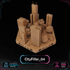 Cyberpunk City Filler Tiles printable STL tile preview 5
