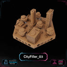 Cyberpunk City Filler Tiles printable STL tile preview 7
