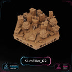 Cyberpunk Slum Filler Tiles printable STL tile preview 5