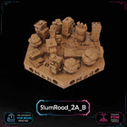 Cyberpunk Slum Road Tiles printable STL tile preview 4