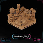 Cyberpunk Slum Road Tiles printable STL tile preview 5