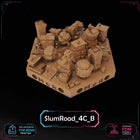 Cyberpunk Slum Road Tiles printable STL tile preview 6