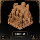 Desert Castle & Special Tiles printable STL tile preview 4