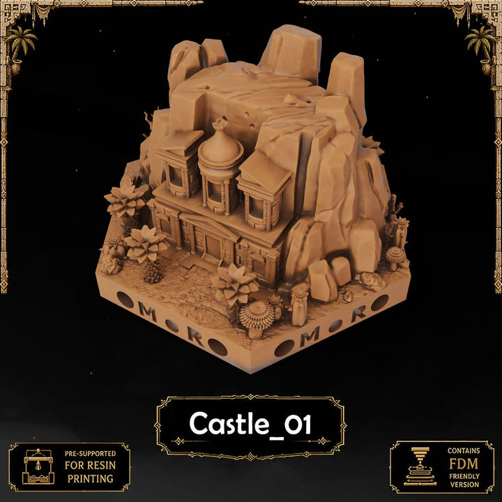 Desert Castle & Special Tiles printable STL tile preview 4 — included tile image 4